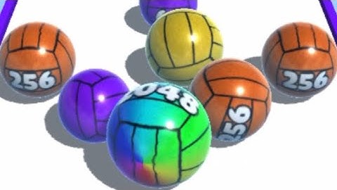 BALL MERGE 2048 - All Levels Gameplay IOS (Levels 78 -79).