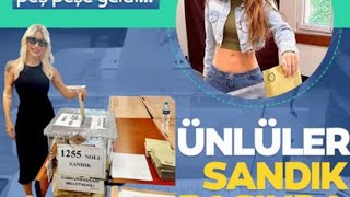 Ünlü Isimler Hurbaşkanı Seçimi Ve 28. Dönem Milletvekili Genel Seçimi Için Sandık Başına Gitti