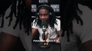 Polo G FREESTYLE TURNS up the HEAT🔥💯 #polog #freestyle