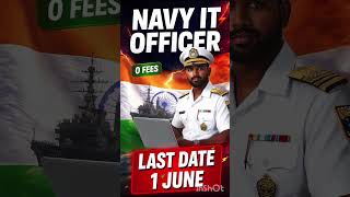 Indian Navy IT Officer Form OUT ✅ 0 Fees | Last Date 1 June | 15 Post 💣 👍✅🇮🇳