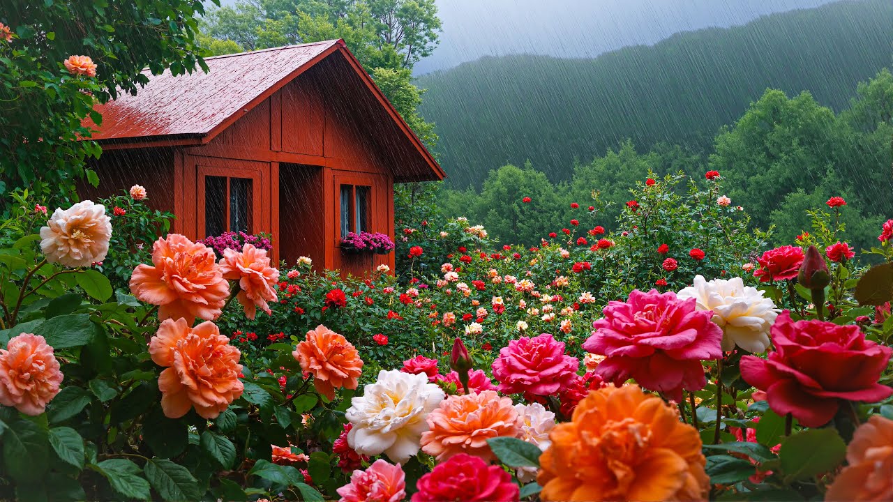 Через 7 минут ваша нервная система начнет расслабляться 🍃 Нежная фортепианная музыка и дождь есте...