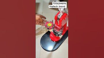 badge making machine || heavy duty badges maker machine #schoolbadge #badge #viralshorts #yoztech