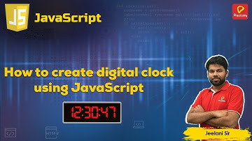 How to create digital clock using JavaScript | Web Development | Practically