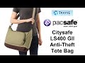 Citysafe LS400 Anti Theft Travel Bag - RFID-Blocking