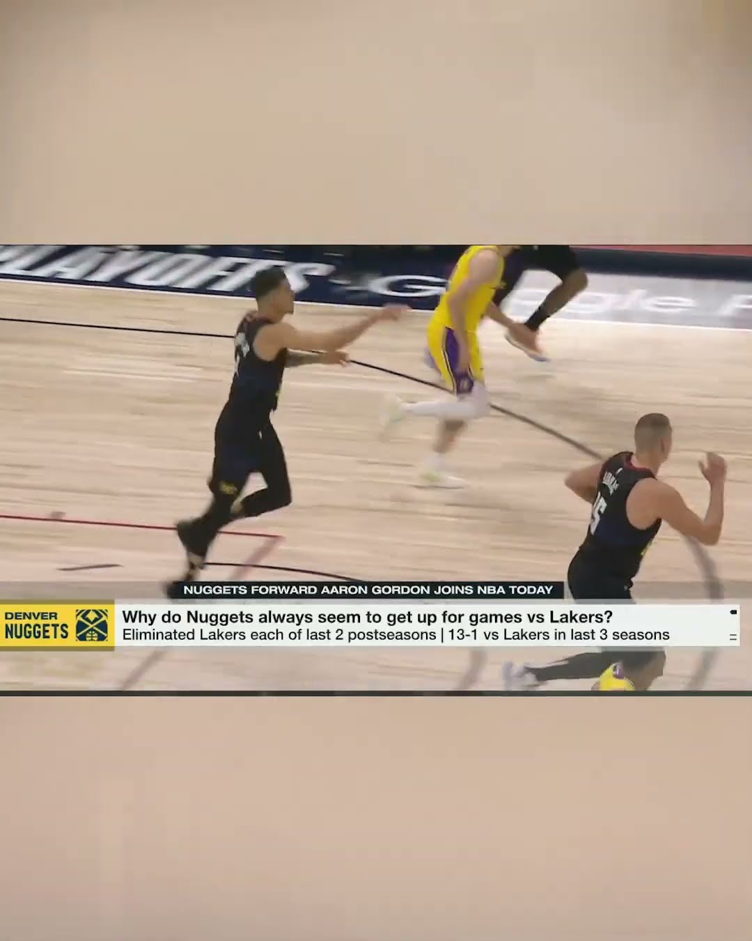 Aaron Gordon on the new-look Lakers ?