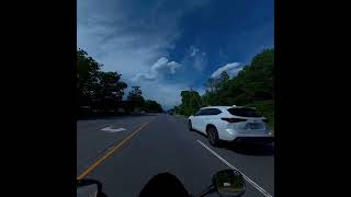 ASMR BIKE RIDE HOME LOOK AT THOSE CLOUDS 