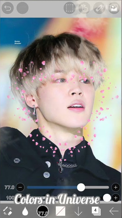 BTS Jimin in Black and White hair (requested video)