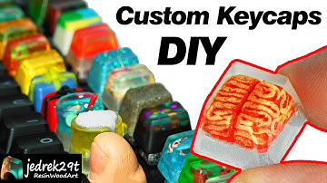 Sculpting Brain 🧠 Making Custom Keycaps for Halloween 🎃