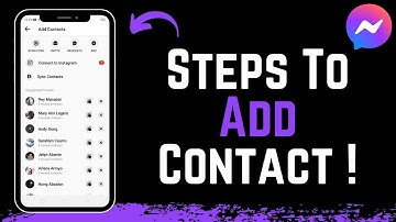 Messenger How to Add Contact