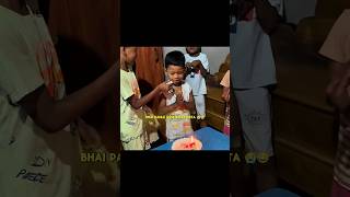 Bhai Pahle Usse Khila Deta 😭😂 #birthdaycelebration #boy #cake #birthday #reaction #memes #viral