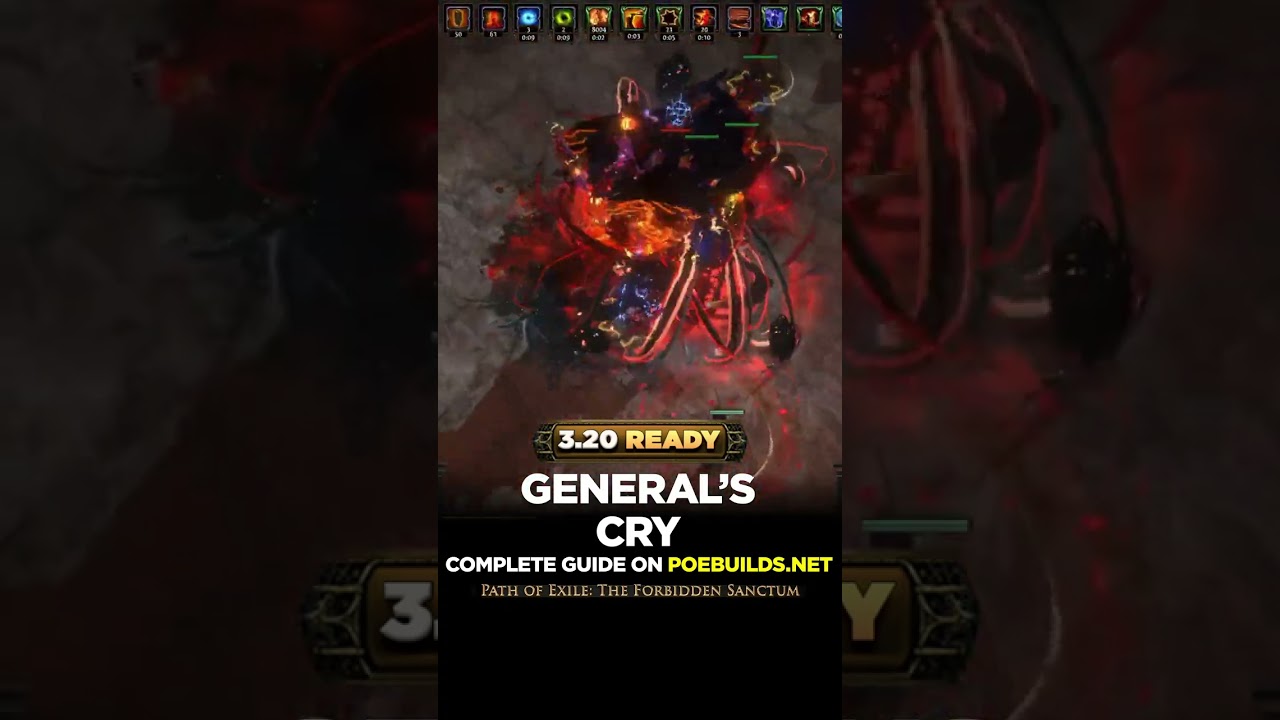 3.20 THE SUPREME BOSS KILLER - GENERALS CRY - BUILD GUIDE | PoE Builds | 