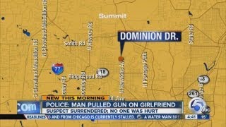 4:30am: Cops: Akron man draws gun on girlfriend