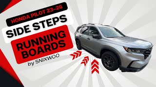 Best affordable side steps - running boards for Honda Pilot 2023 2026! Unboxing and installation!