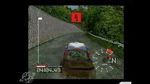 Colin McRae Rally 3 PC Games Gameplay - Working the