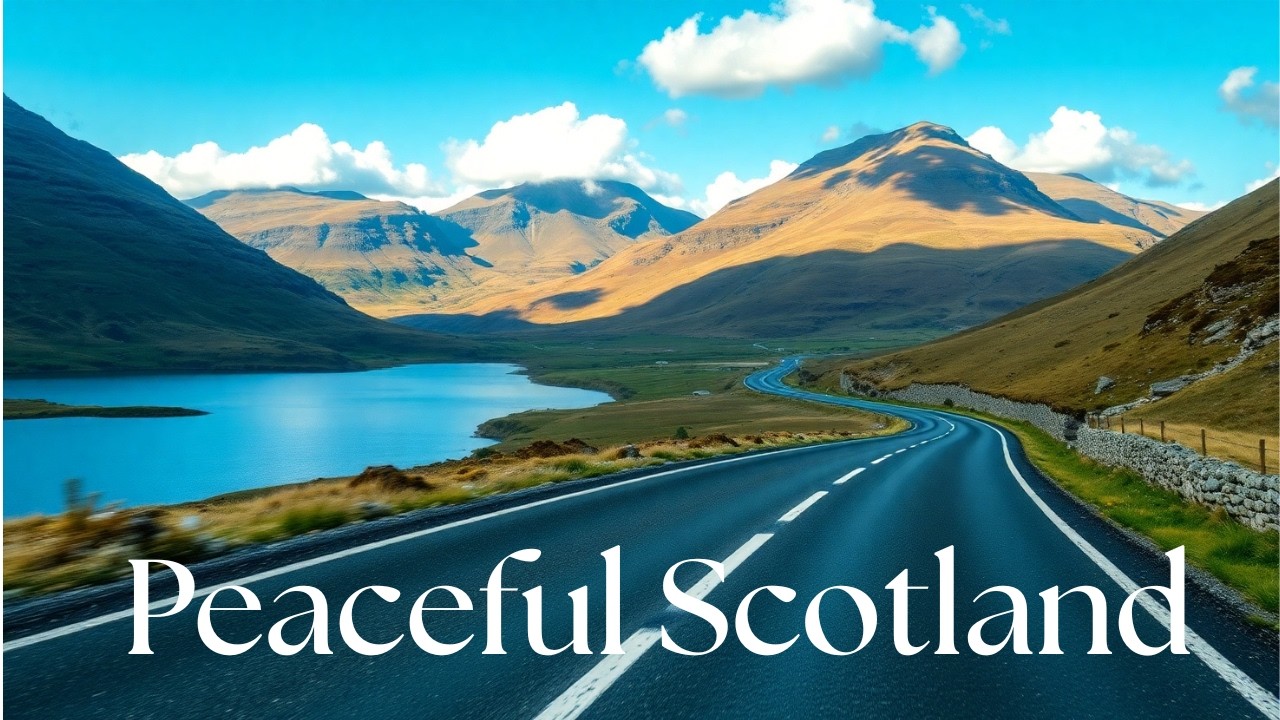 Scottish Scenic Drive 🇬🇧 | Tyndrum to Loch Tulla ViewPoint в морозный день при температуре -1°