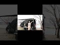 CAMPING IN RAIN WITH LUXURY CAMPER VAN (part 1) #campinglife #camper #campervan #rain