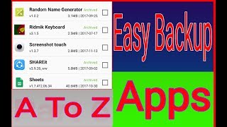 Easy Backup Apps 2017 screenshot 5