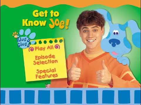 Blue's Clues: Get to Know Joe - DVD Menu Walkthrough - YouTube