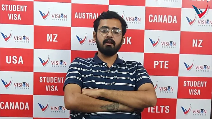 Student Testimonial - Divyesh Mistry PTE Success Story at Vision Overseas.