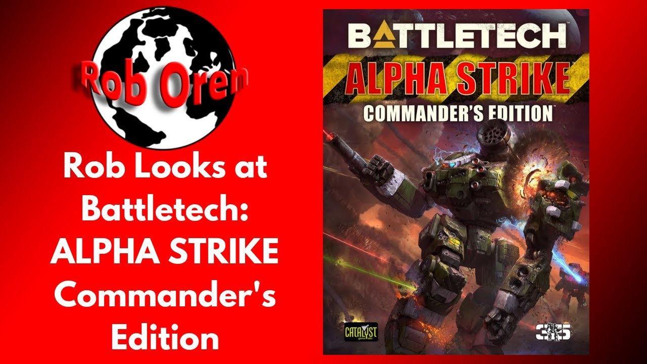 Rob Looks At: Battletech :Alpha Strike: Commander's Edition - YouTube