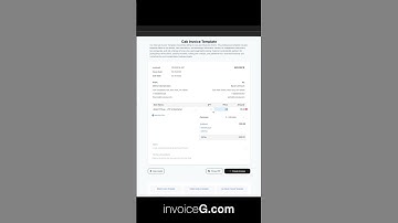 Cab Invoice Template #invoicegenerator #invoicetemplate
