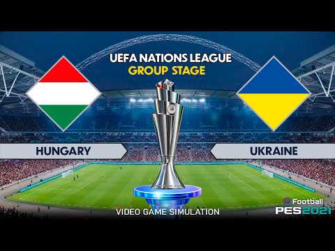 Video HUNGARY vs UKRAINE - UEFA Nations League 2026 | Group Stage | Full Match All Goals | Simulation PES