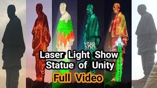 Statue of Unity | Laser Light Show | Night Show | Statue of Unity Gujarat | Sardar Vallabhbhai Patel