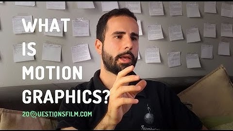 What is motion graphics?