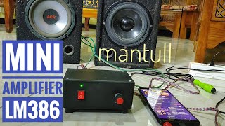 CARA MERAKIT AMPLIFIER LM386