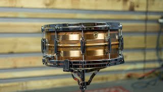Ludwig Phonic Striped Bronze Snare Drum // Full Review & Demo...