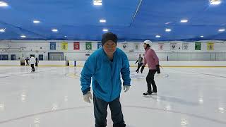 CHINESE KOREAN MUST TRAIN BOTH RIGHT, LEFT TWO FEET COMPLETE STOPS ICE SKATING FOR PAR ICE HOCKEY screenshot 3
