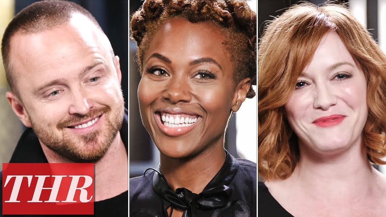 Christina Hendricks, DeWanda Wise, Aaron Paul, & More Share Oddest Jobs They've Ever Had | TIFF 2018 mahershala ali wife