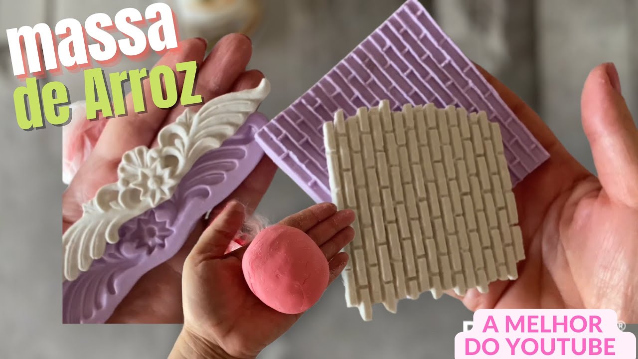 Massa Flexível para Moldes de Silicone não vai ao fogo 🔥