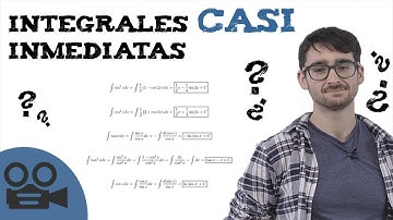 Integrales casi inmediatas - Teoría y ejemplos