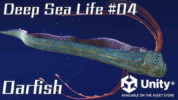 UNITY ASSET : DEEP SEA LIFE #04 Oarfish  /  UNITYアセット 深海生物シリーズ04 リュウグウノツカイ