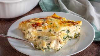 Chicken Alfredo Lasagna