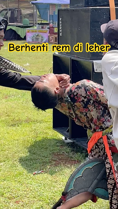 Di rem lehernya berhenti #jaranan #ndadi