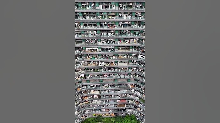 A colossal apartment building in Hangzhou #skyscraper #dronevideo