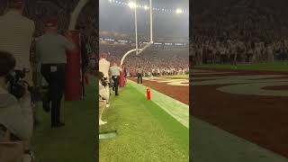 JoJo Earle touchdown with a scrambling pass from Bryce Young - Alabama vs Mississippi
