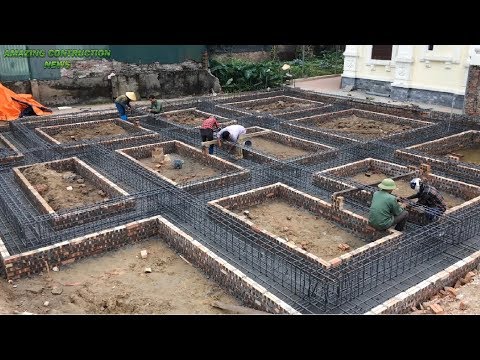 How To Build A Solid And Accurate Steel Foundation For Foundation Beams - Build A New Style Platform