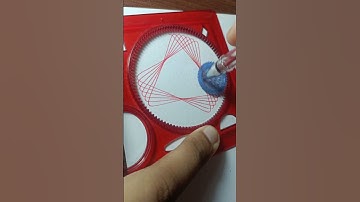 Simple Spirograph Design Geometric Shapes #shorts #ytshorts #trending #spirographbykamal #spirograph