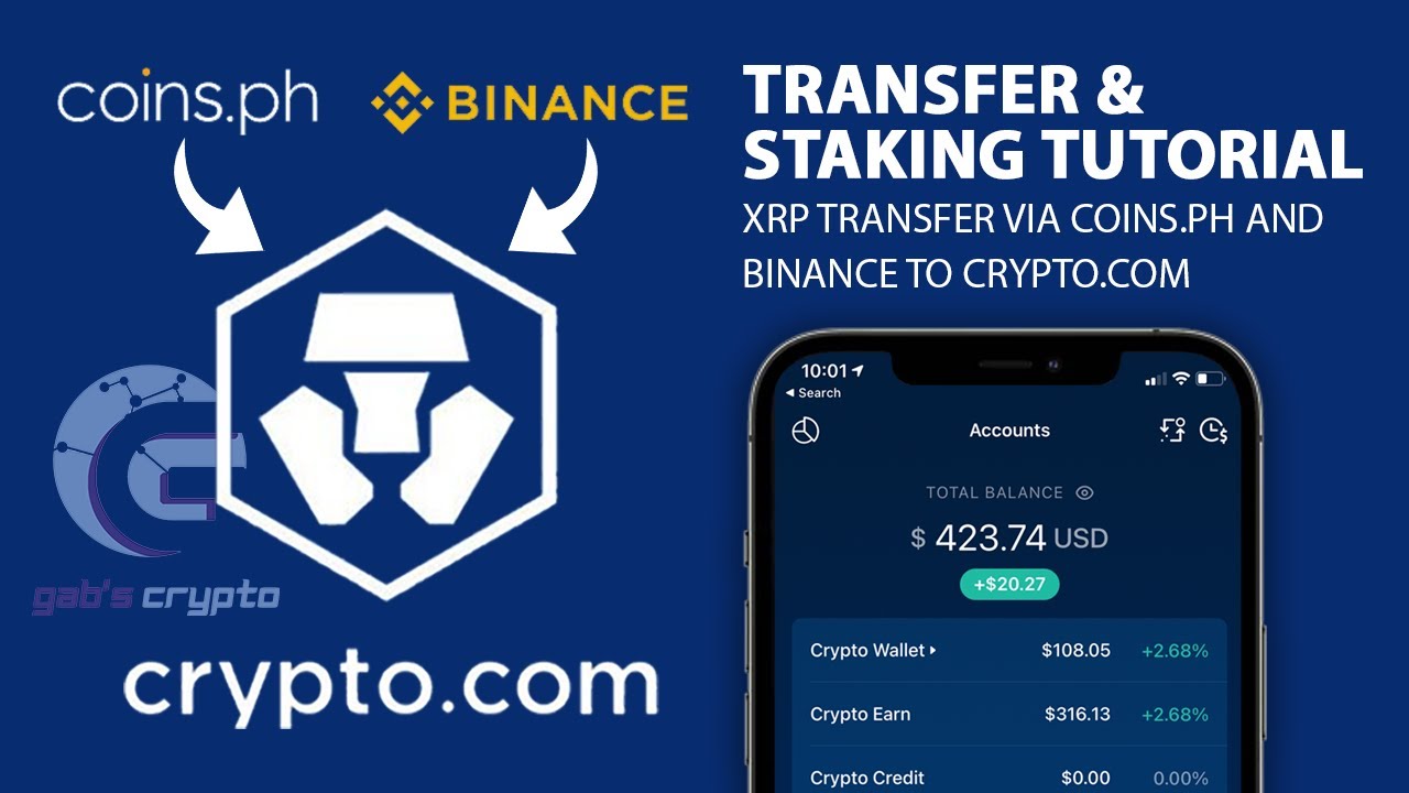 CASH IN/OUT & STAKING TUTORIAL VIA XRP COINS.PH/BINANCE TO CRYPTO.COM ||  2021 Crypto Philippines
