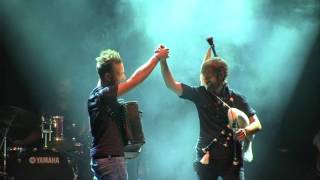Xosé Manuel Budiño e Andrés Penabad na Fraga 2017.