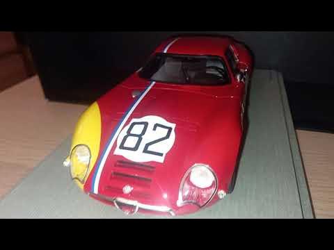 Alfa Romeo Tz2 Tecnomodel 1:18 Nurburgring - YouTube