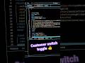 Custom switch toggle program in HTML 👍👨💻 !! #html #pc #shorts #viral #ytshorts #technicalwithabhi78