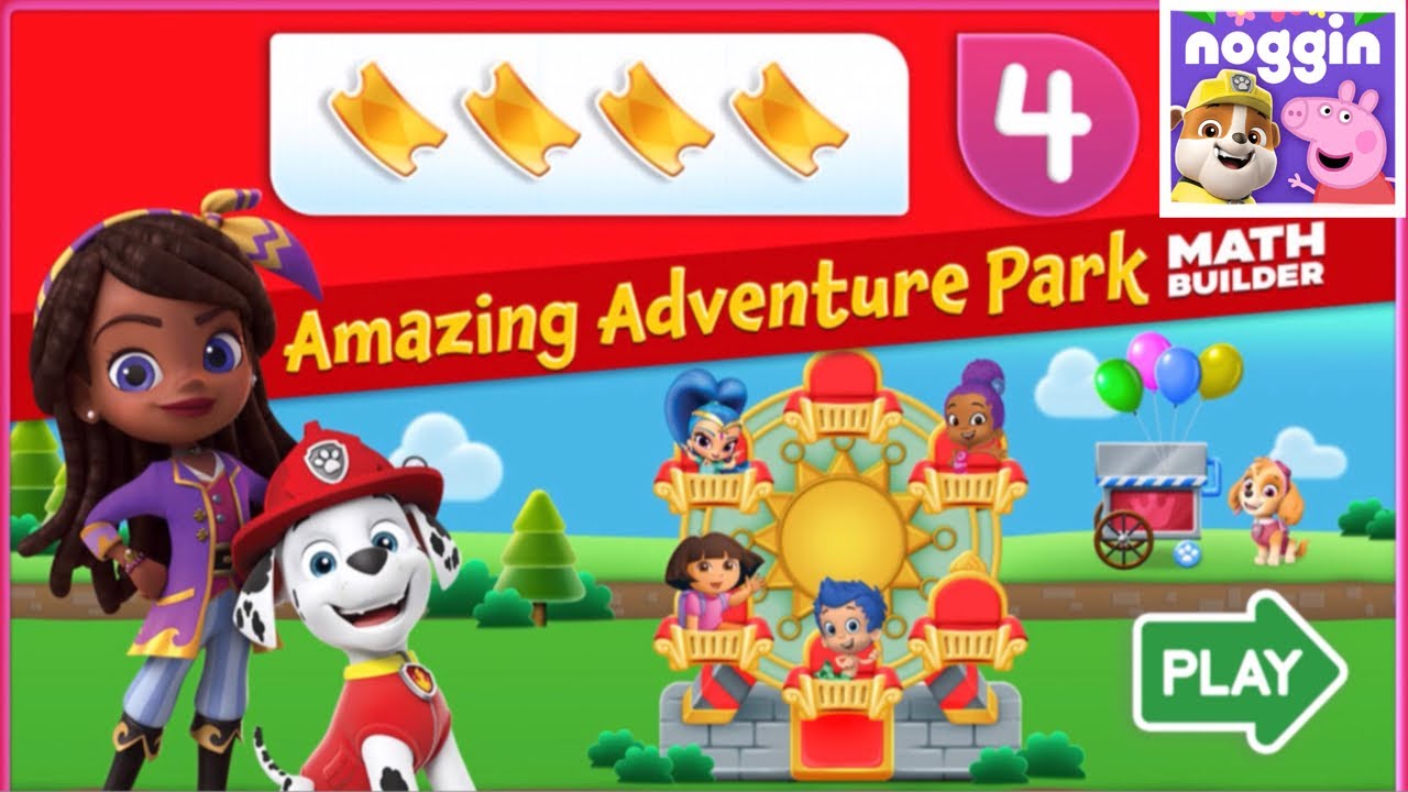 Noggin Kids Game (Math Builder Amazing Adventure Park) - YouTube