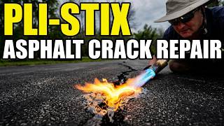 Fixing BIG Driveway Cracks with Pli-Stix + DIY Sealcoating | Save Hundreds!