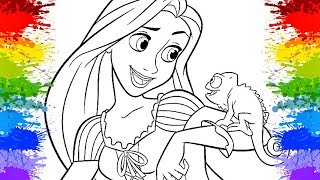 Desenho de Princesa Rapunzel para Colorir - Colorir.com