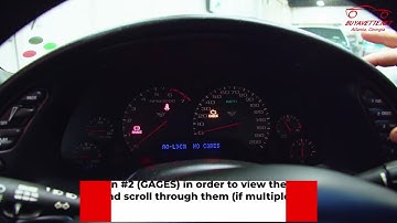 How to Check and Clear Diagnostic Trouble Codes (DTCs) on a C5 Corvette