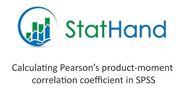 StatHand - Calculating Pearson